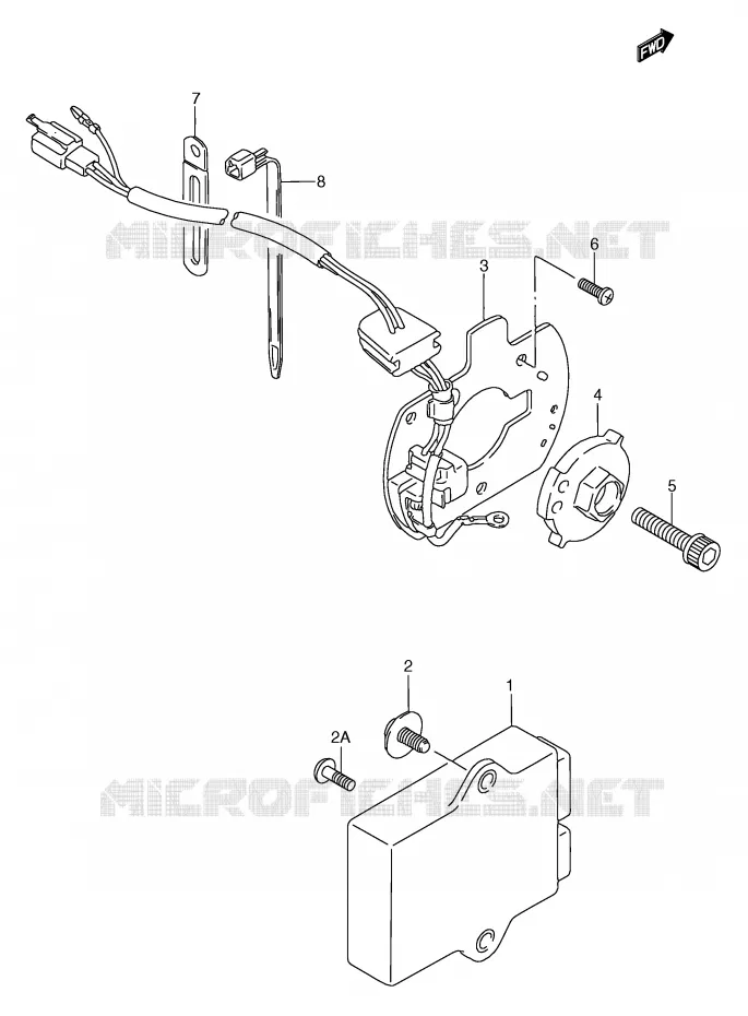 ALTERNATEUR (MODELE K/L/M/N/P/R/S) Suzuki MOTO 750 GSX-F 1995  GSX750FS(E2)