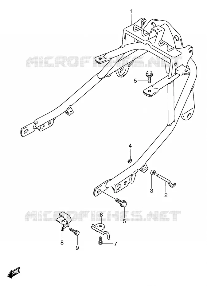 ENSEMBLE LEVIERS - POIGNEES Suzuki MOTO 750 GSX-F 1995  GSX750FS(E2)