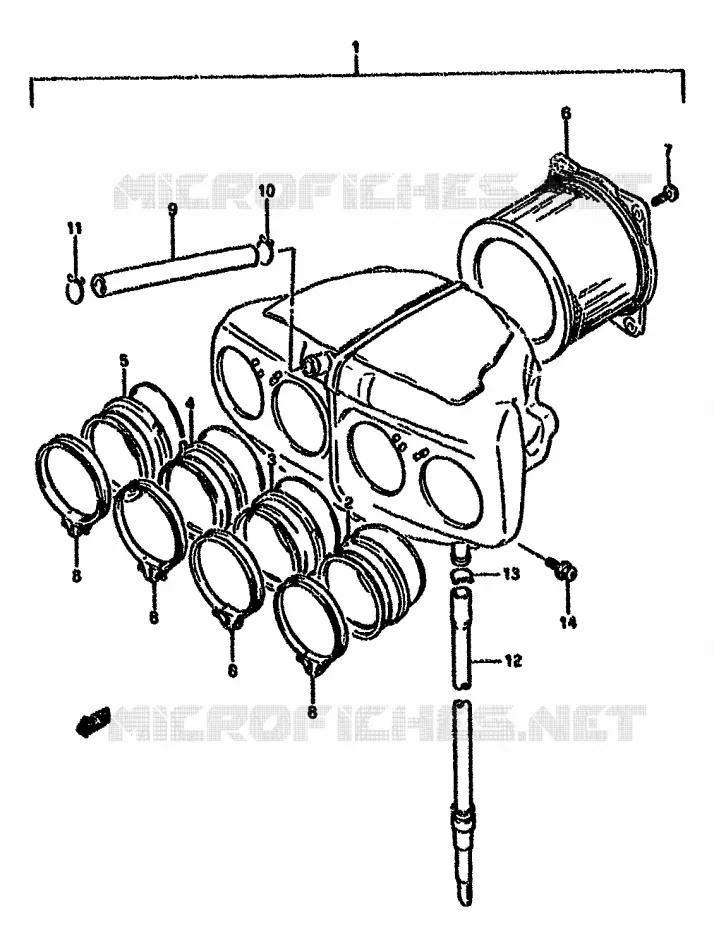 FILTRE A AIR Suzuki MOTO 750 GSX-F 1996  GSX750FSKT(K-T)