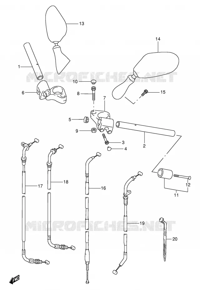 GUIDON Suzuki MOTO 600 GSX-F 2000  GSX600FUY(E2)