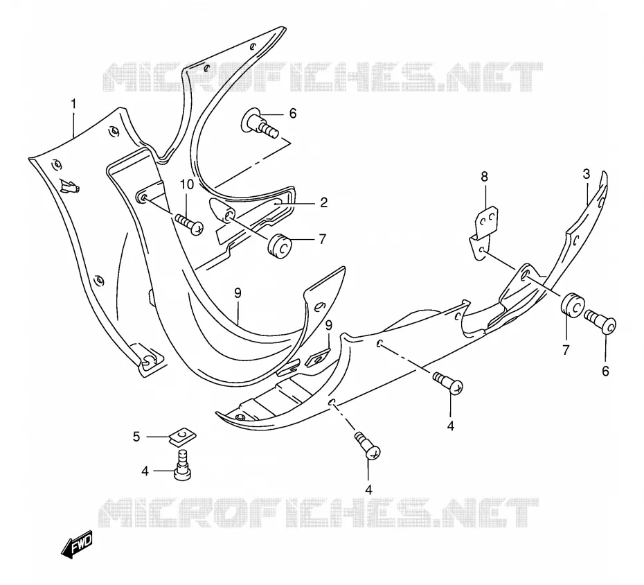 SABOT (MODELE W/X/Y) Suzuki MOTO 750 GSX-F 2003  GSX750FK3(E2)