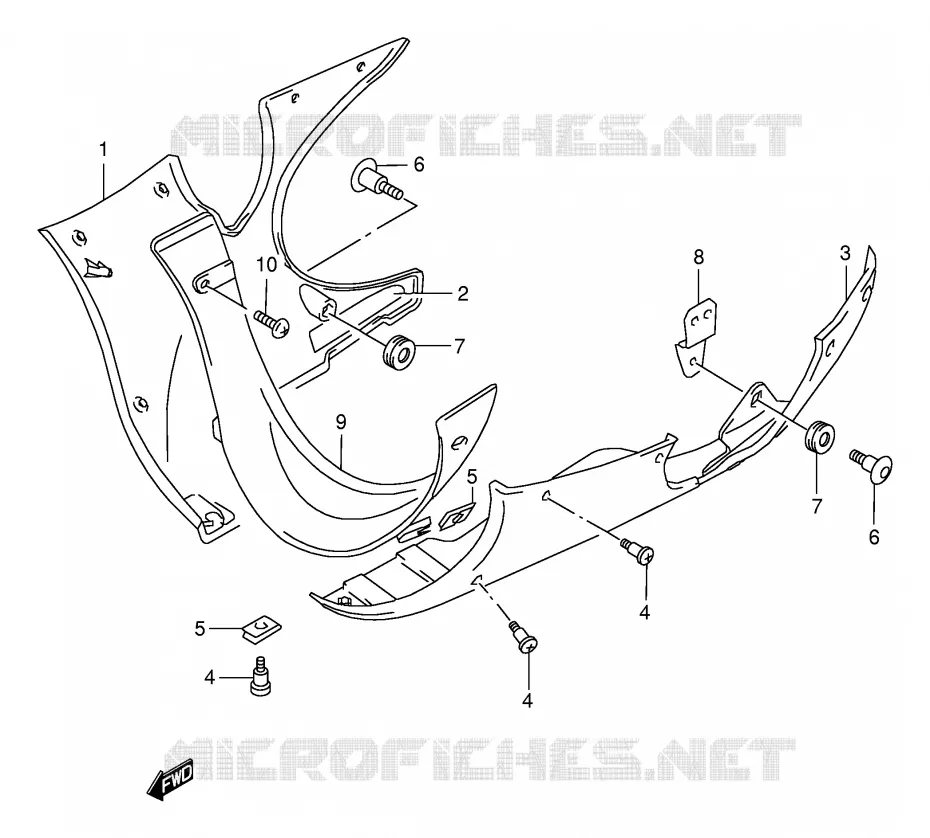 SABOT Suzuki MOTO 600 GSX-F 2001  GSX600FK1(E2)