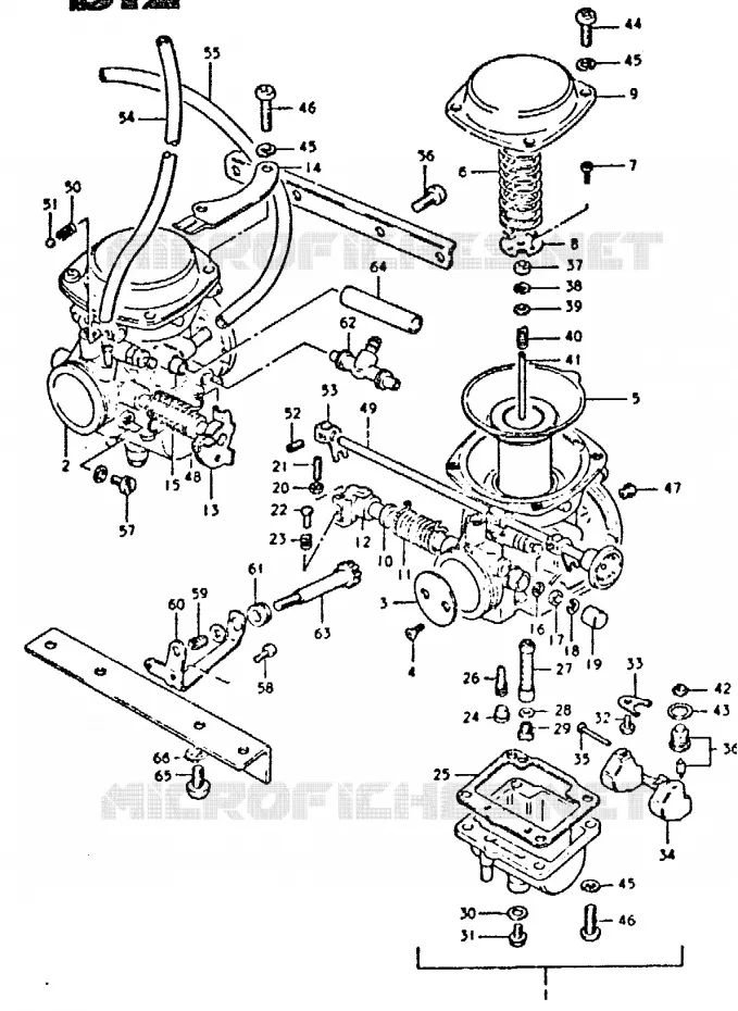 CARBURATEUR Suzuki MOTO 400 GSX 1996  GSX400ST(T/X)