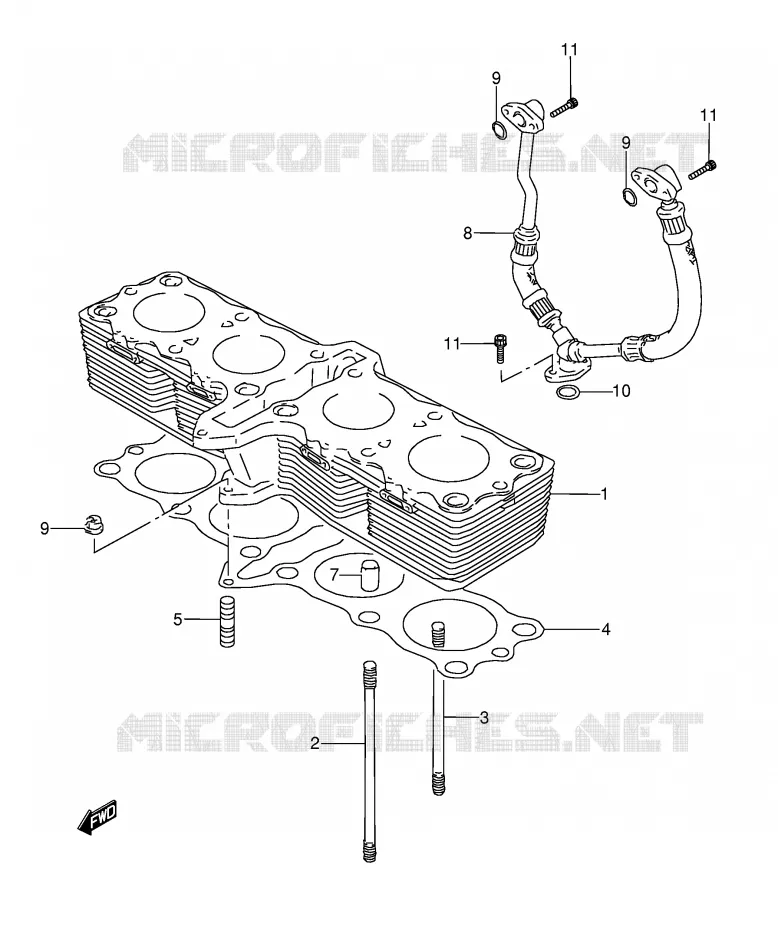 CYLINDRE Suzuki MOTO 600 GSX-F 1992  GSX600FN(E2)