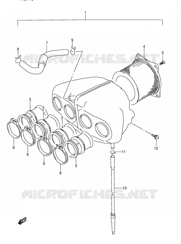 FILTRE A AIR (VOIR NOTE) Suzuki MOTO 600 GSX-F 1993  GSX600FP(E2)