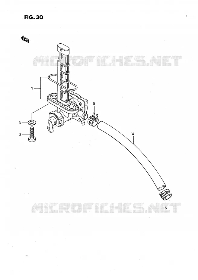 ROBINET D'ESSENCE Suzuki MOTO 650 SAVAGE 1989  LS650PK(E2)