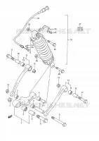 BIELLETTE DE SUSPENSION ARRIERE pour Suzuki GSX-F 750 1995