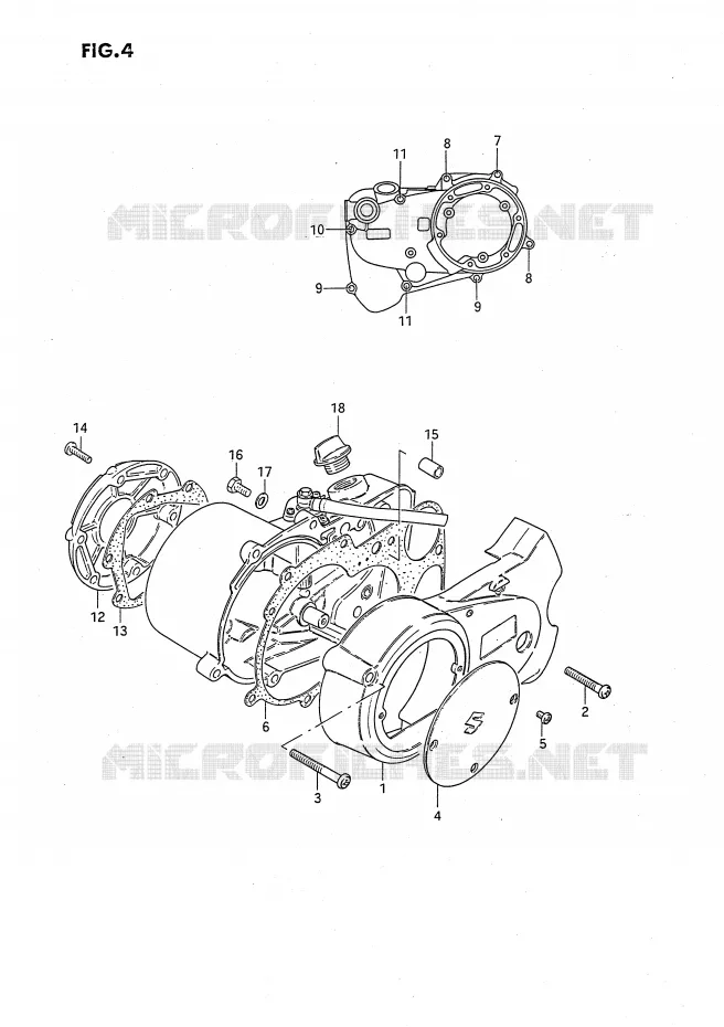 CARTER Suzuki MOTO 50 JR 1992  JR50N(P3)