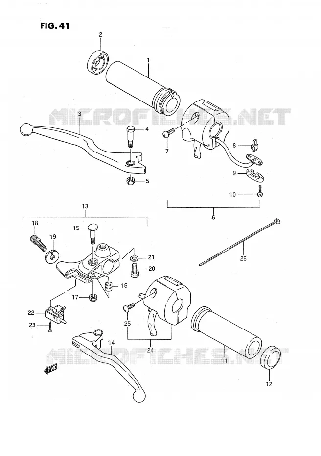 COMMODOS (MODELE G/J) Suzuki MOTO 650 SAVAGE 1989  LS650FK(E2)
