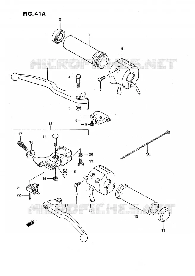 COMMODOS (MODELE K/L/M/R) Suzuki MOTO 650 SAVAGE 1986  LS650PG(E2)