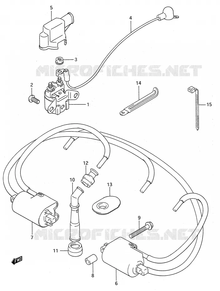 PARTIE ELECTRIQUE Suzuki MOTO 600 GSX-F 1988  GSX600FJ(E28)