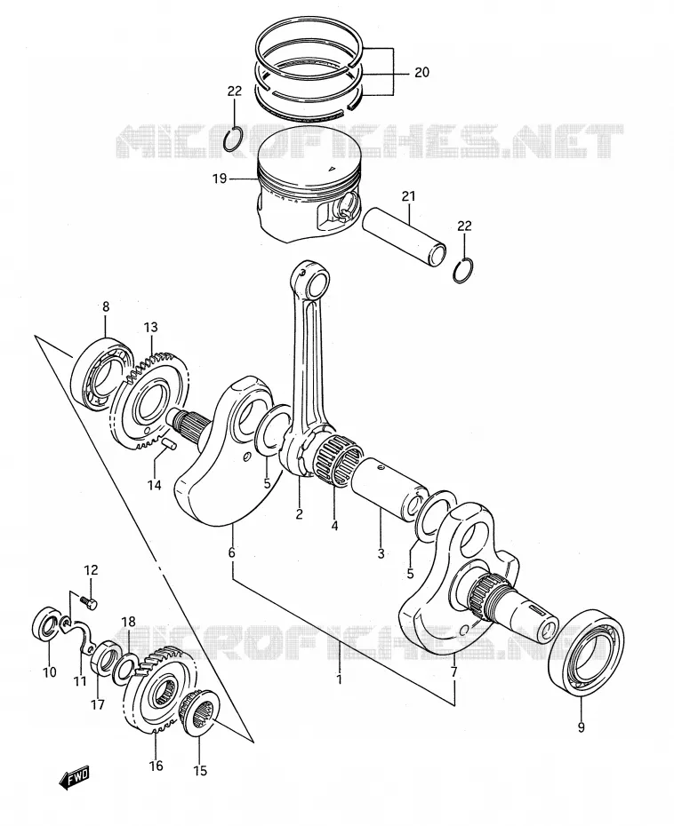 VILEBREQUIN Suzuki MOTO 650 BOULEVARD 1991  LS650M(E28)