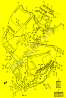 CARENAGE TETE DE FOURCHE (MODELE L) pour Suzuki GSX-F 600 1994
