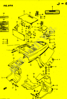 CARENAGES SUPERIEURS (MODELE J) pour Suzuki CAVALCADE 1400 1986
