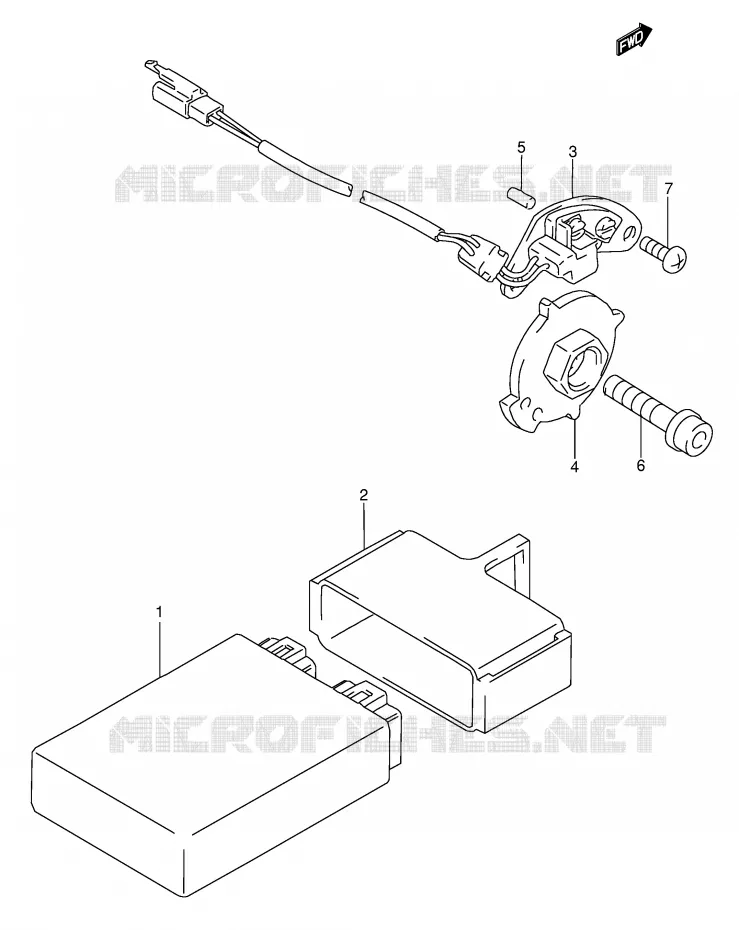 ALTERNATEUR (MODELE P/R/S) Suzuki MOTO 600 RF 1993  RF600RUP(E2)