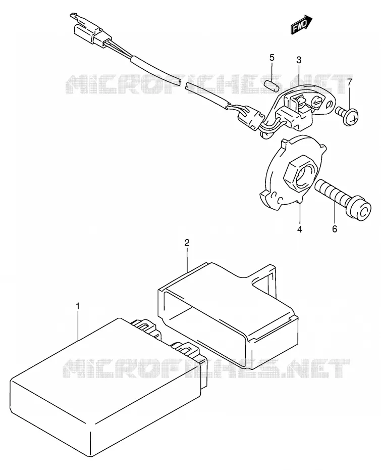 ALTERNATEUR (MODELE R/S) Suzuki MOTO 900 RF 1996  RF900RT(E2)