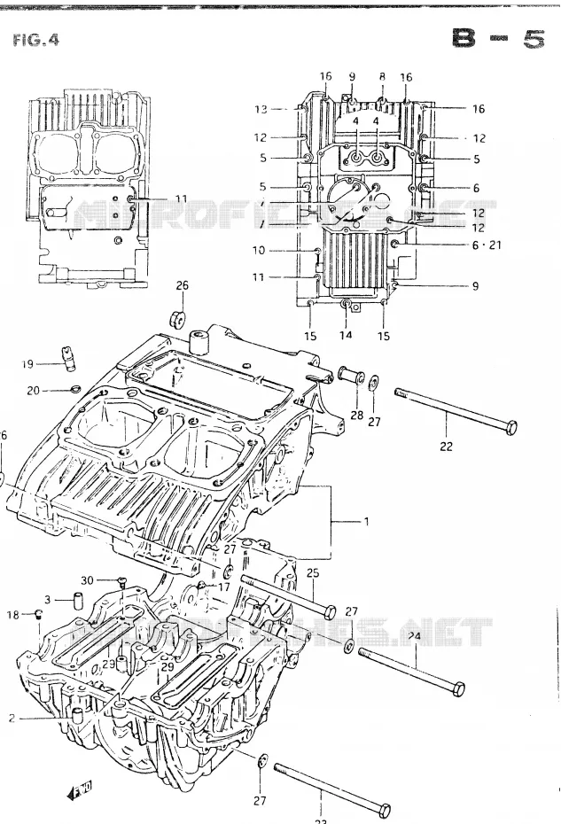 CARTER Suzuki MOTO 400 GSX 1984  GSX400EE(E2)
