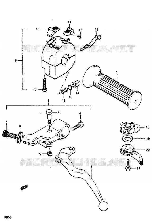 COMMODOS Suzuki MOTO 50 Autres-modeles 1987  RB50H