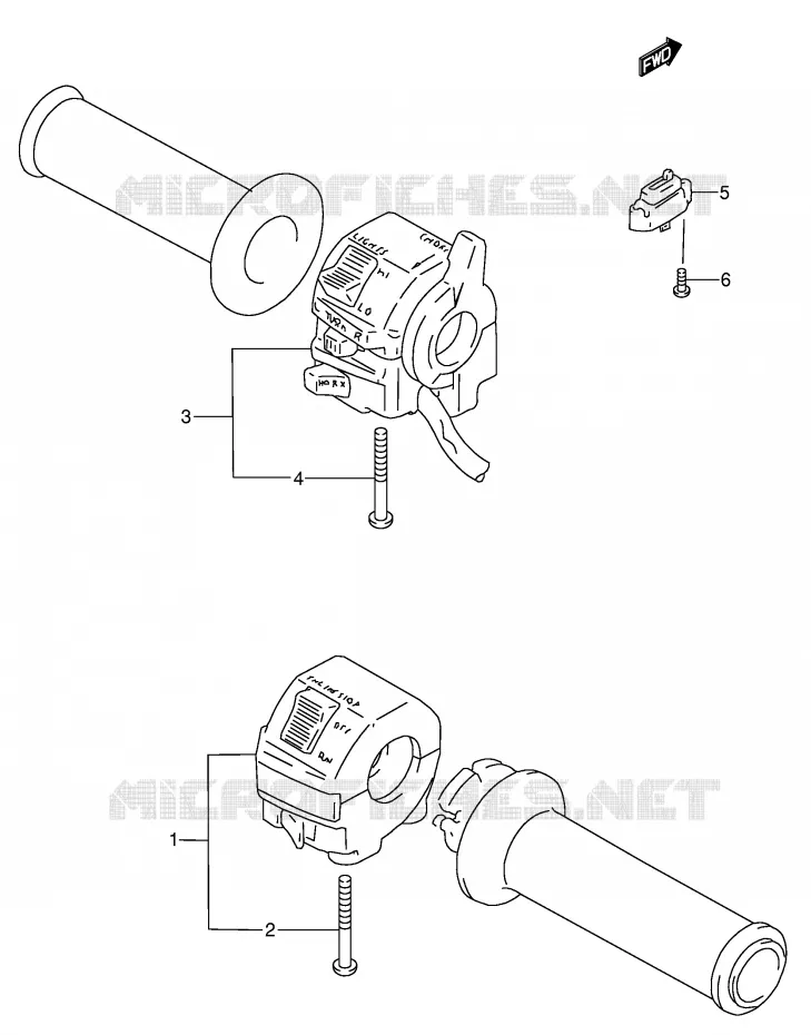 COMMODOS Suzuki MOTO 600 RF 1994  RF600RUR(E2)