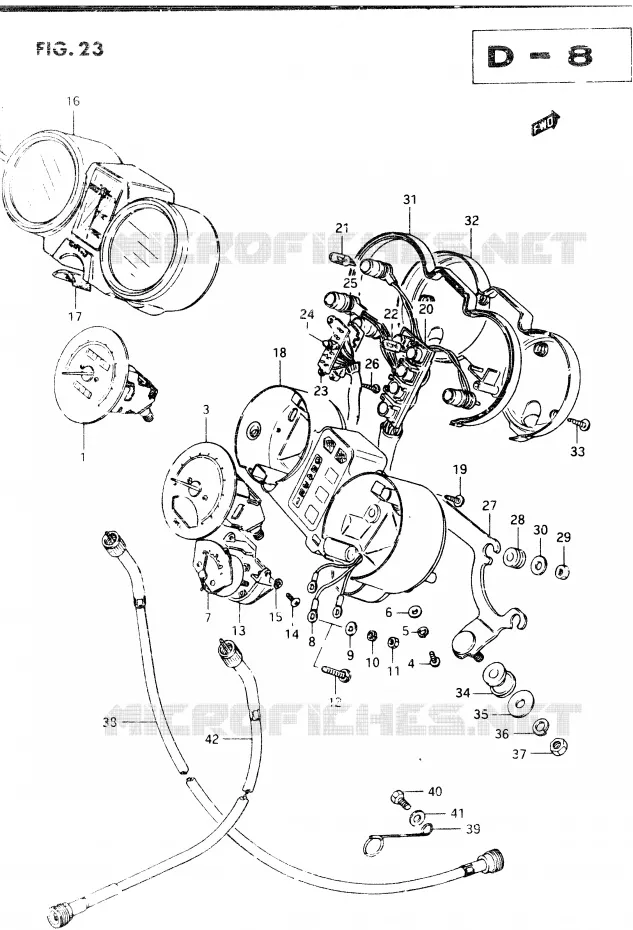 COMPTEUR Suzuki MOTO 400 GSX 1984  GSX400SE(E2)