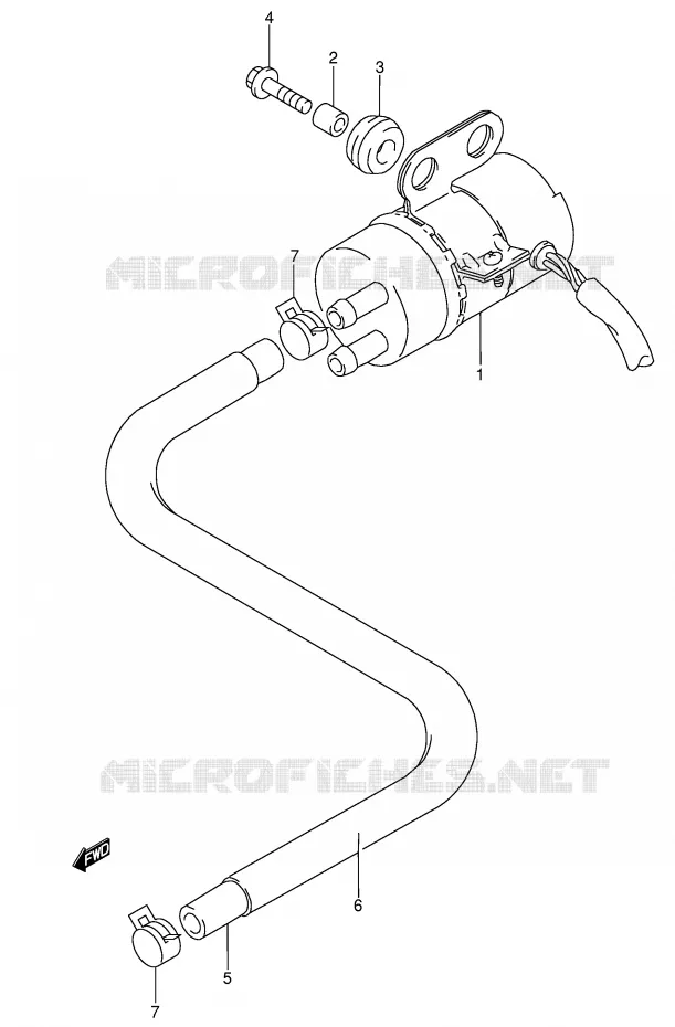POMPE A ESSENCE Suzuki MOTO 600 RF 1994  RF600RUR(E2)