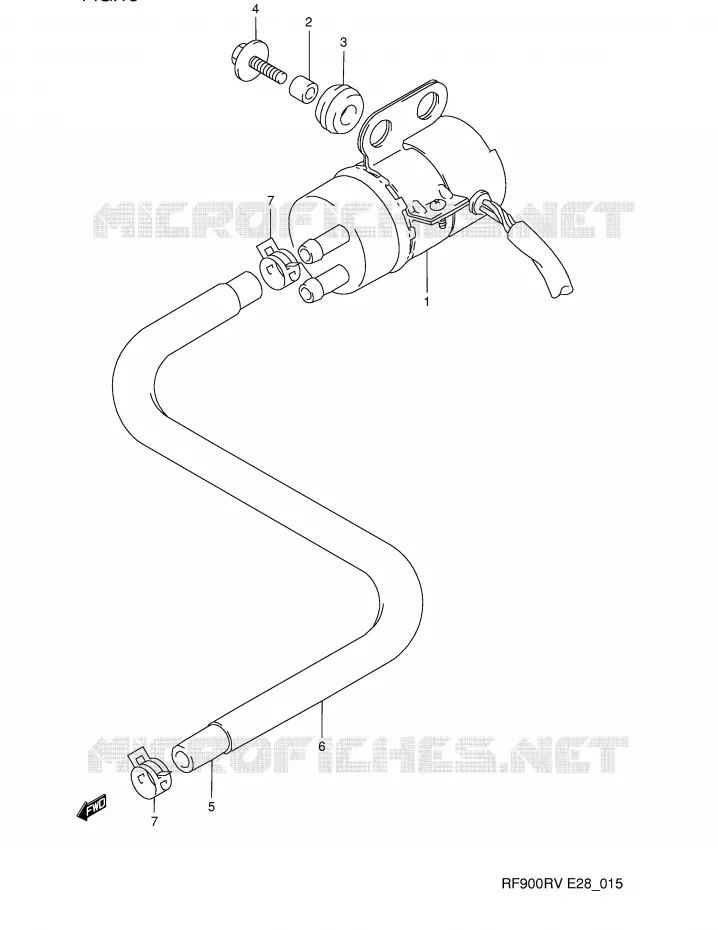 POMPE A ESSENCE Suzuki MOTO 900 RF 1994  RF900RR(E28)