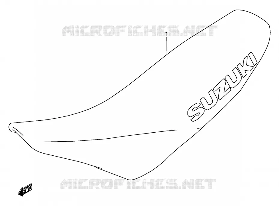 SELLE Suzuki MOTO 250 RM 1997  RM250V(E3/E28)