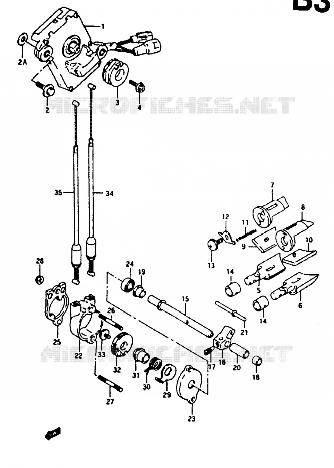 VALVE D'ECHAPPEMENT (MODELE N/P) Suzuki MOTO 125 RG 1993  RG125FP(N/P/R)