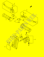 ENSEMBLE LEVIERS   POIGNEES (MODELE K3/K4) pour Suzuki BURGMAN 650 2005