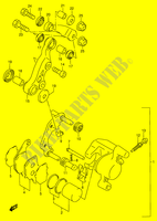 ETRIER DE FREIN AVANT (MODELE T/V/X/Y) pour Suzuki ADDRESS 100 2000