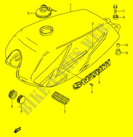 RESERVOIR D'ESSENCE (MODELE V E94,P36,P48) pour Suzuki AP 100 1994