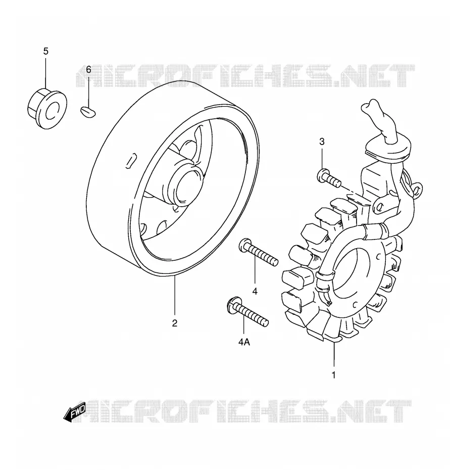 ALLUMAGE ROTOR - STATOR Suzuki SCOOTER 150 BURGMAN 1999  AN150X(E34)