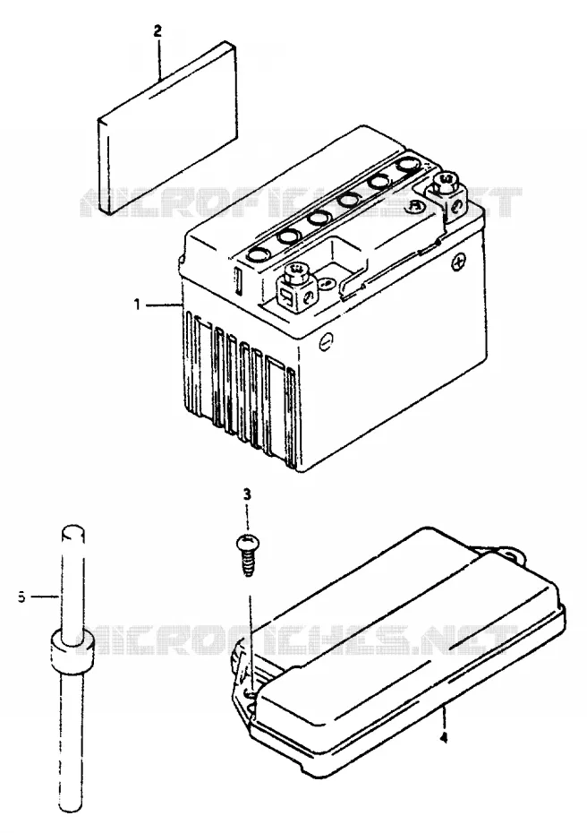 BATTERIE Suzuki SCOOTER 50 AP 1995  AP50S(R/S/T)
