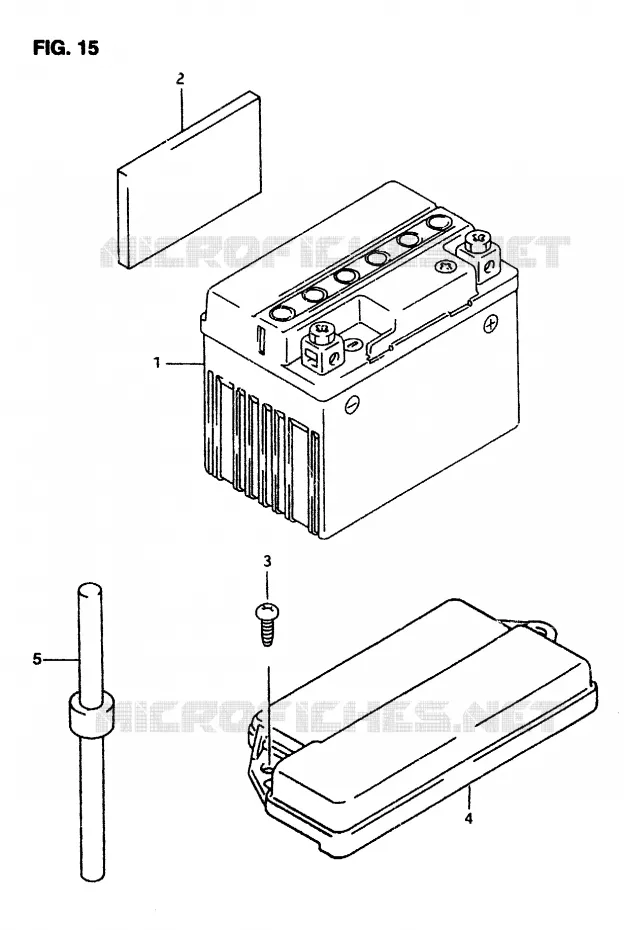 BATTERIE Suzuki SCOOTER 50 AP 1996  AP50T(T/7/V)