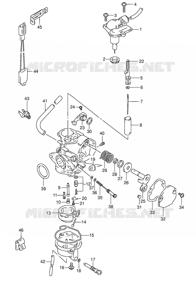 CARBURATEUR Suzuki SCOOTER 50 AJ 1995  AJ50S(E29)