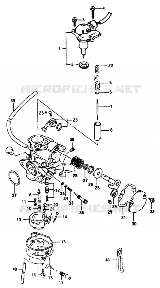 CARBURATEUR Suzuki SCOOTER 50 AP 1996  AP50T(R/S/T)