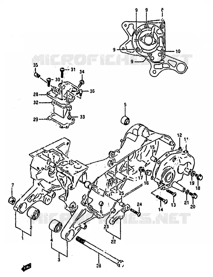 CARTER Suzuki SCOOTER 100 ADDRESS 1994  AH100R