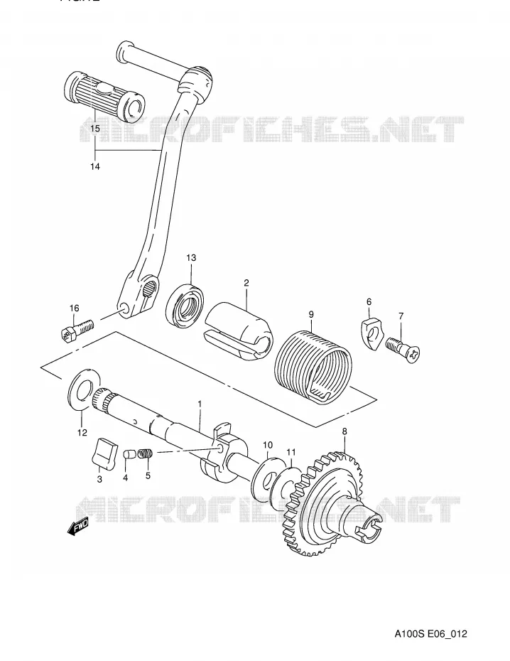 KICK Suzuki MOTO 100 A100 1995  A100S(E6)