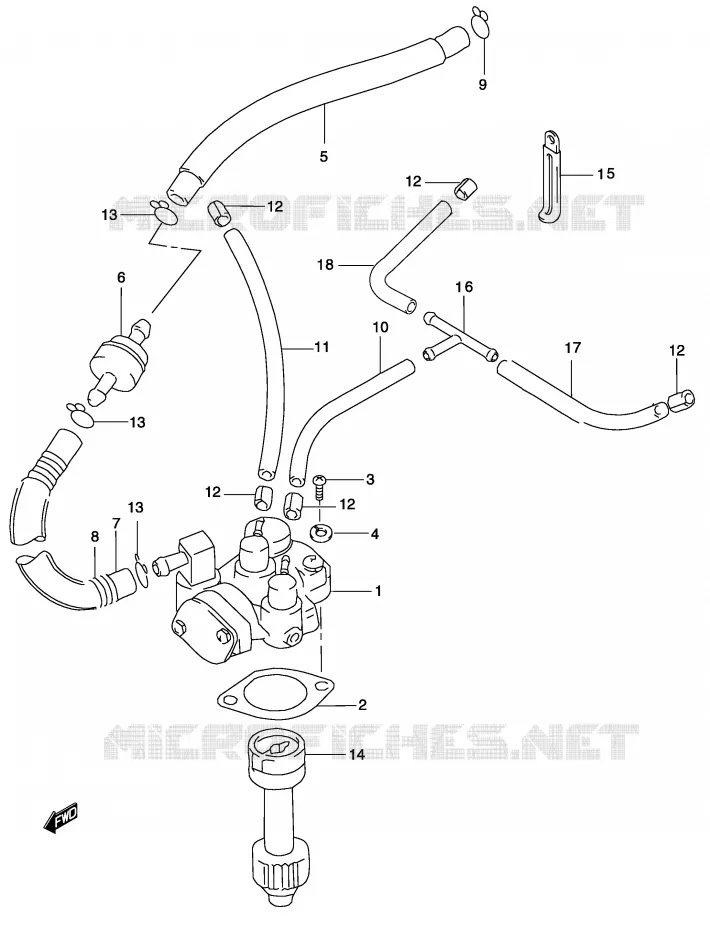 POMPE A HUILE (MODELE K3/K4) Suzuki SCOOTER 50 KATANA 2001  AY50WRK1(P19)