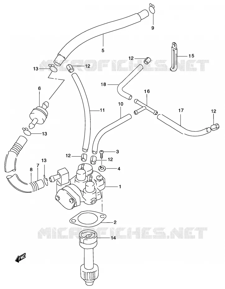 POMPE A HUILE (VOIR NOTE) Suzuki SCOOTER 50 KATANA 2003  AY50K3(P19)