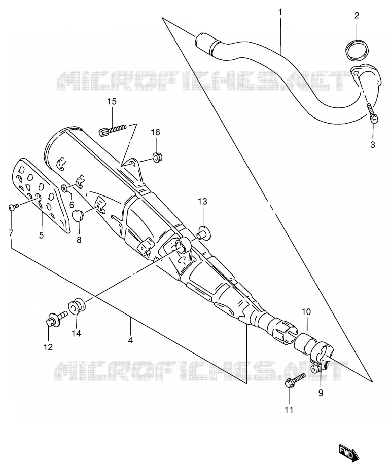 SILENCIEUX Suzuki MOTO 125 DF 2000  DF125EY(E4)