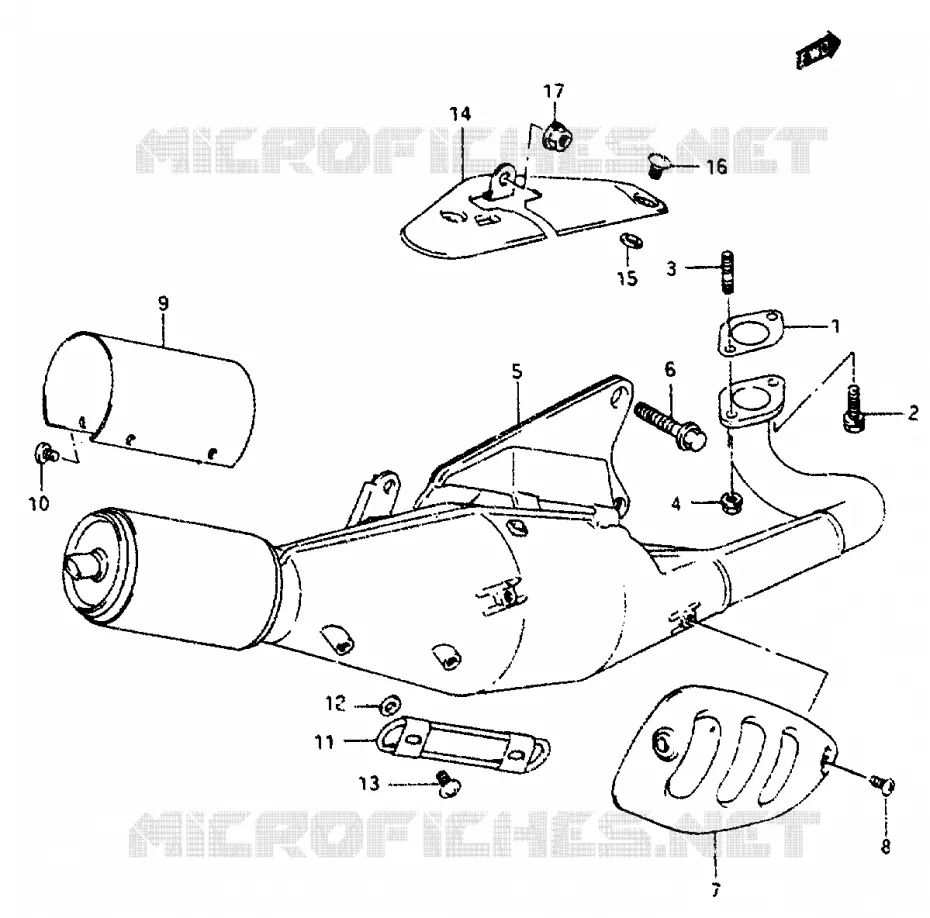 SILENCIEUX Suzuki SCOOTER 50 AP 1995  AP50S(R/S/T)
