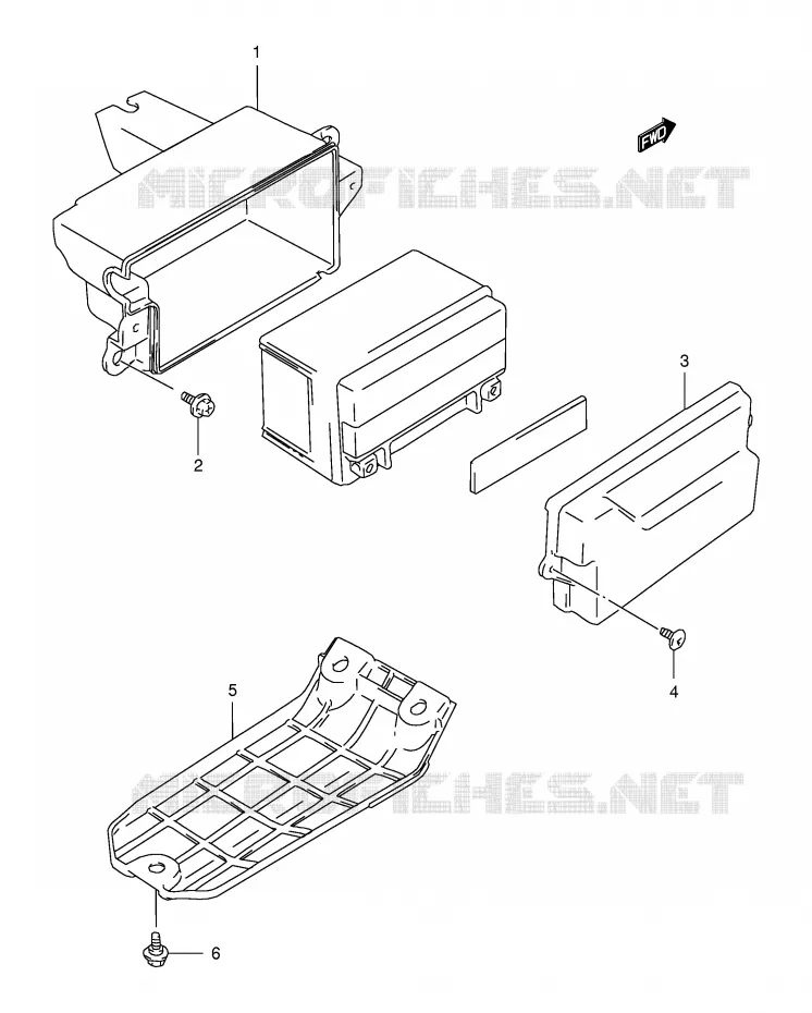 SUPPORT BATTERIE Suzuki SCOOTER 150 BURGMAN 1997  AN150V(E34)