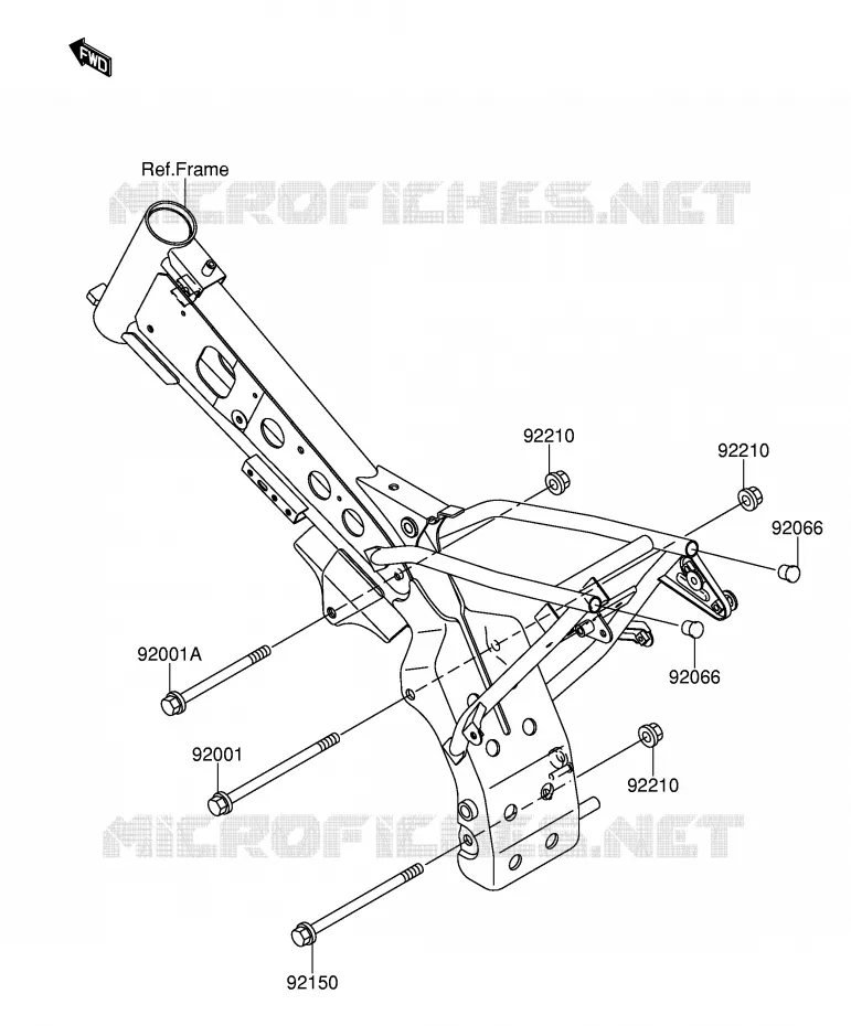 SUPPORT MOTEUR Suzuki MOTO 110 DR-Z 2004  DR-Z110K4(E24)