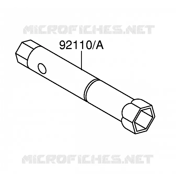 TROUSSE A OUTILS Suzuki MOTO 110 DR-Z 2004  DR-Z110K4(E24)