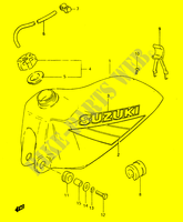 RESERVOIR D'ESSENCE (MODELE D) pour Suzuki RM 500 1984