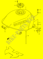 RESERVOIR D'ESSENCE (MODELE P/R/S/T) pour Suzuki RF 600 1994