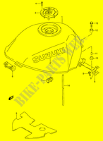RESERVOIR D'ESSENCE (MODELE V) pour Suzuki RF 600 1997