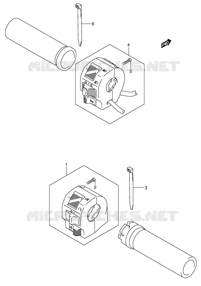 COMMODOS (MODELE K5/K6) Suzuki MOTO 1500 INTRUDER 2009  VL1500K9(E2)