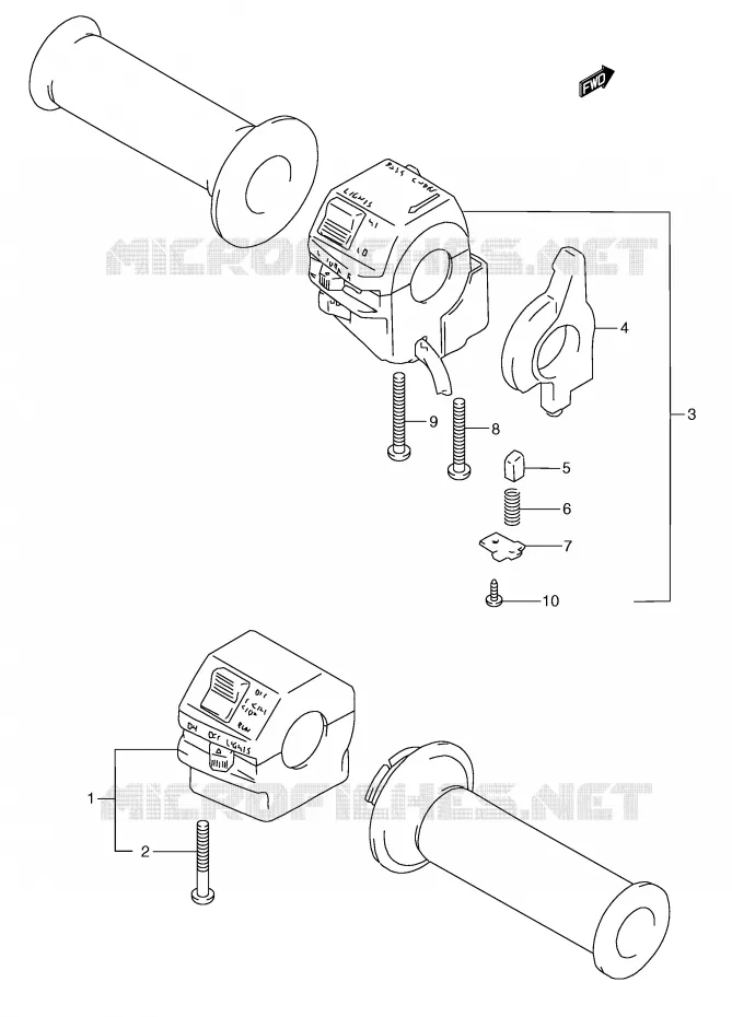 COMMODOS Suzuki MOTO 250 RG 1994  RGV250R(E24)